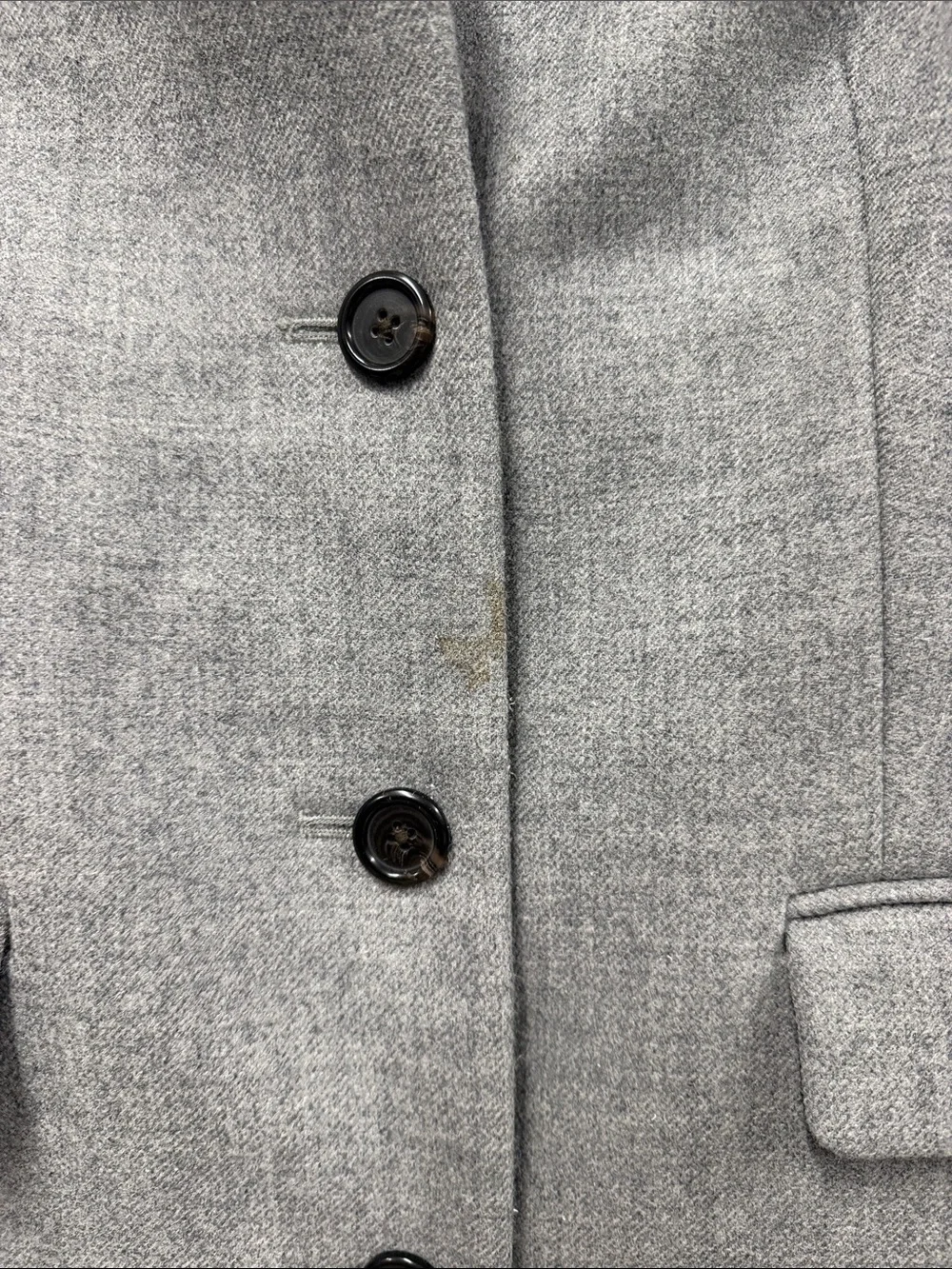 J CREW Regent Topcoat Coat Gray Wool Tailored Academia Preppy Classic Dressy 10 - Picture 5 of 8